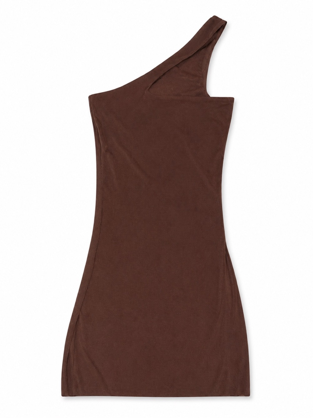 AFRM x Revolve Sloane One-Shoulder Midi Dress in Cappuccino
